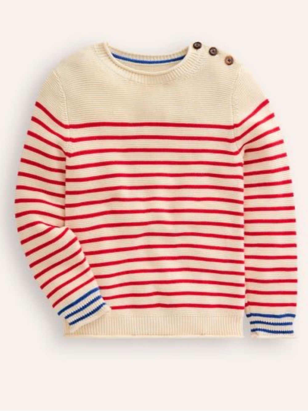 Mini Boden - Everyday Striped Cotton Sweater